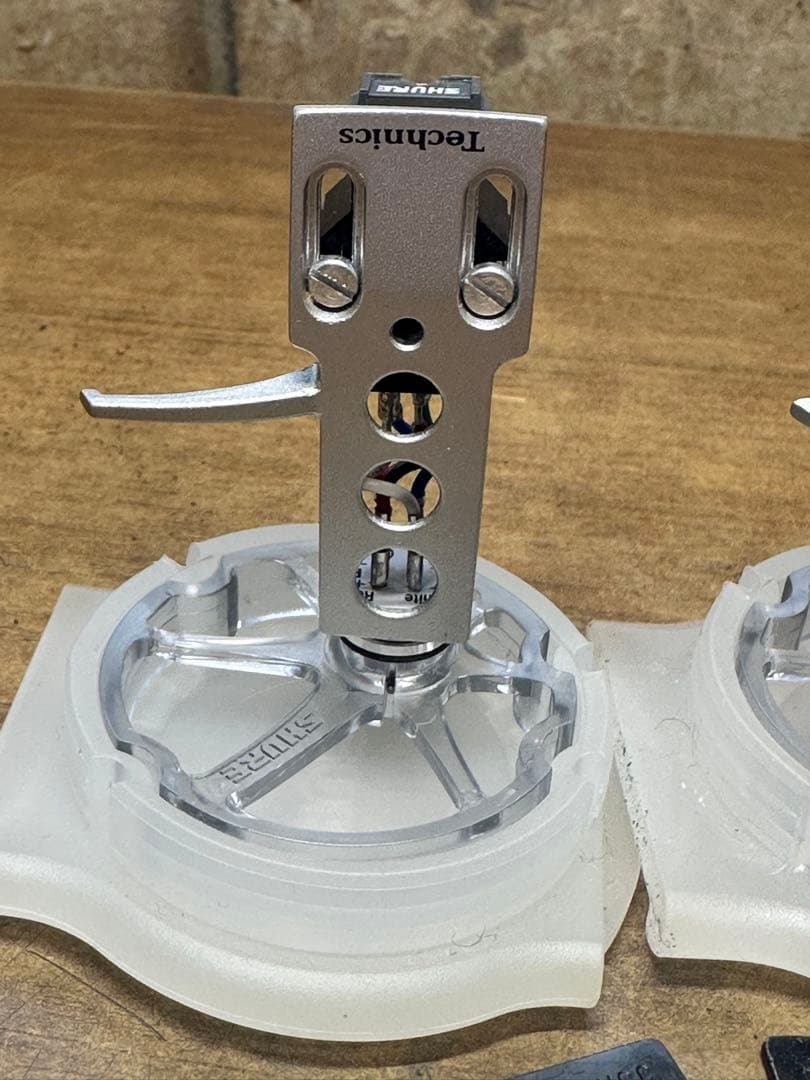 ヘッドシェル Technics カートリッジSHURE M44-G 2個セット。