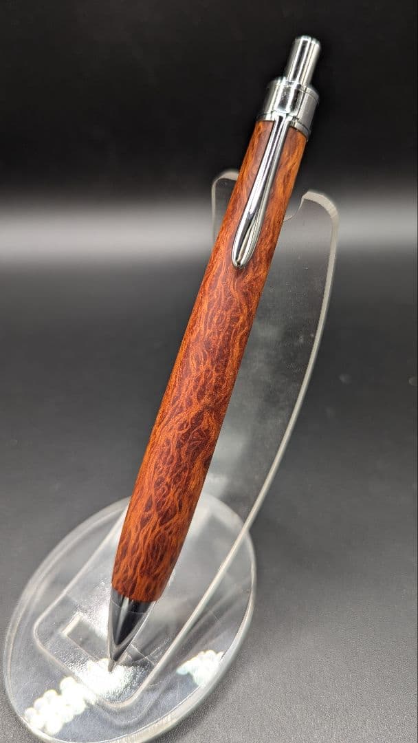 447ペン工房翌檜　極上　レースシーオーク　木軸シャーペン　ボールペン