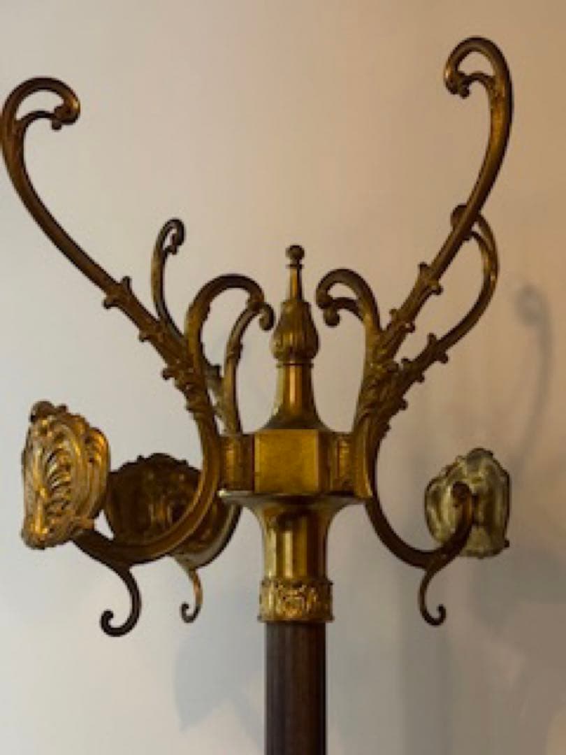 *️⃣プロフ必読*️⃣難あり❣️アンティーク 真鍮コートスタンド