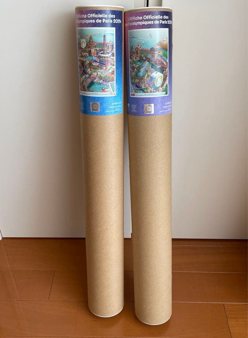 新品未使用　オリンピック 2024 ポスター　２枚セット