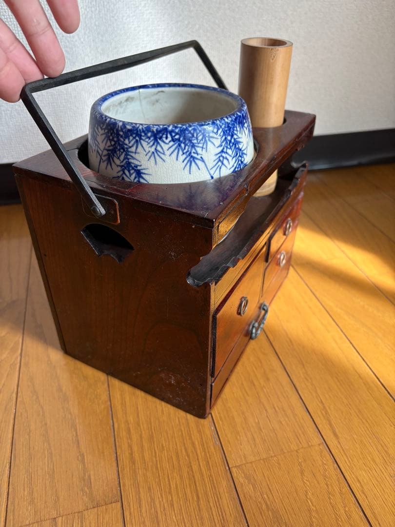 アンティーク煙草盆セット