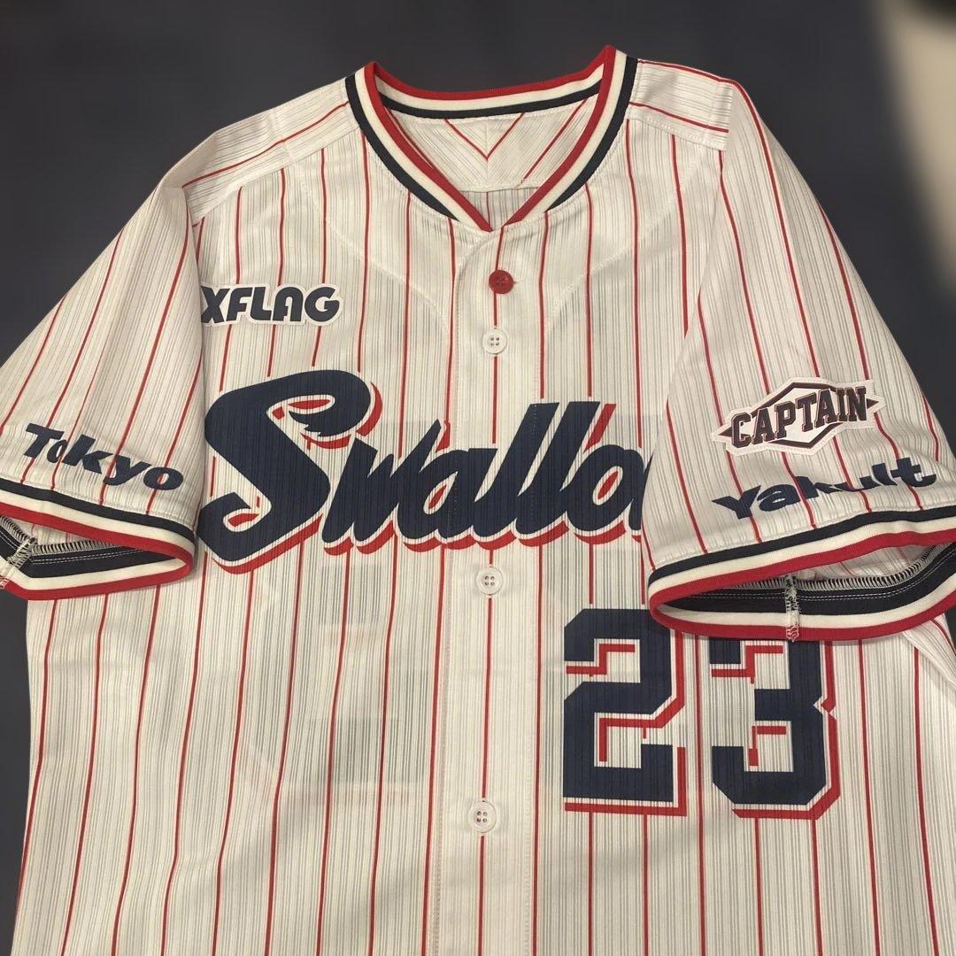 青木宣親　東京ヤクルトスワローズ　プロコレ　ユニフォーム　Sサイズ S 美品