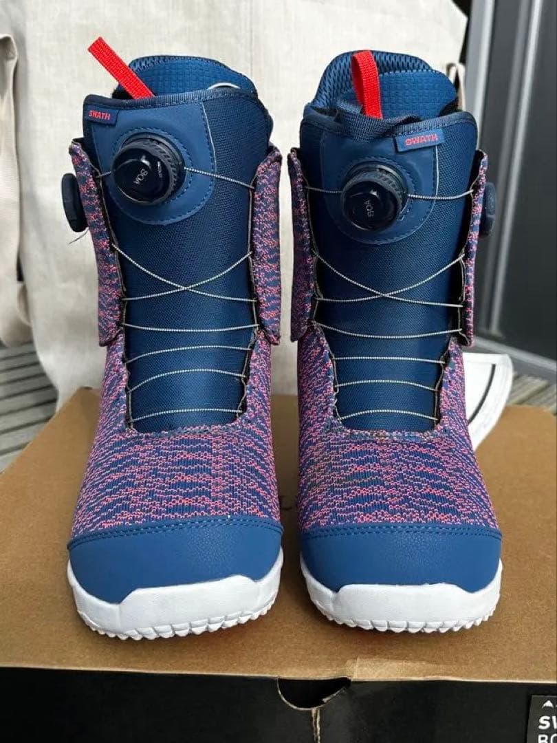 SWATH BOA スノーボードブーツ ネイビー/ピンク