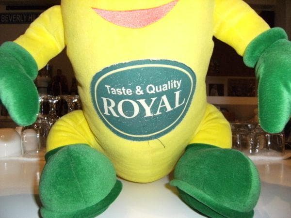 非売品★昭和レトロ★90年代★店頭用★特大★ ロイヤル バナナ ぬいぐるみ