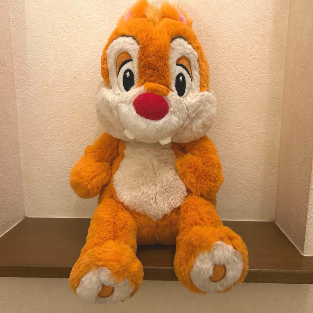 ディズニー ぬいぐるみ フラッフィープラッシー チップとデール ふわふわ 抱き枕