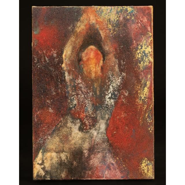 行近壮之助　作　日本画　アメノウズメノミコト　天宇受売命　肉筆／開運・再生・芸能