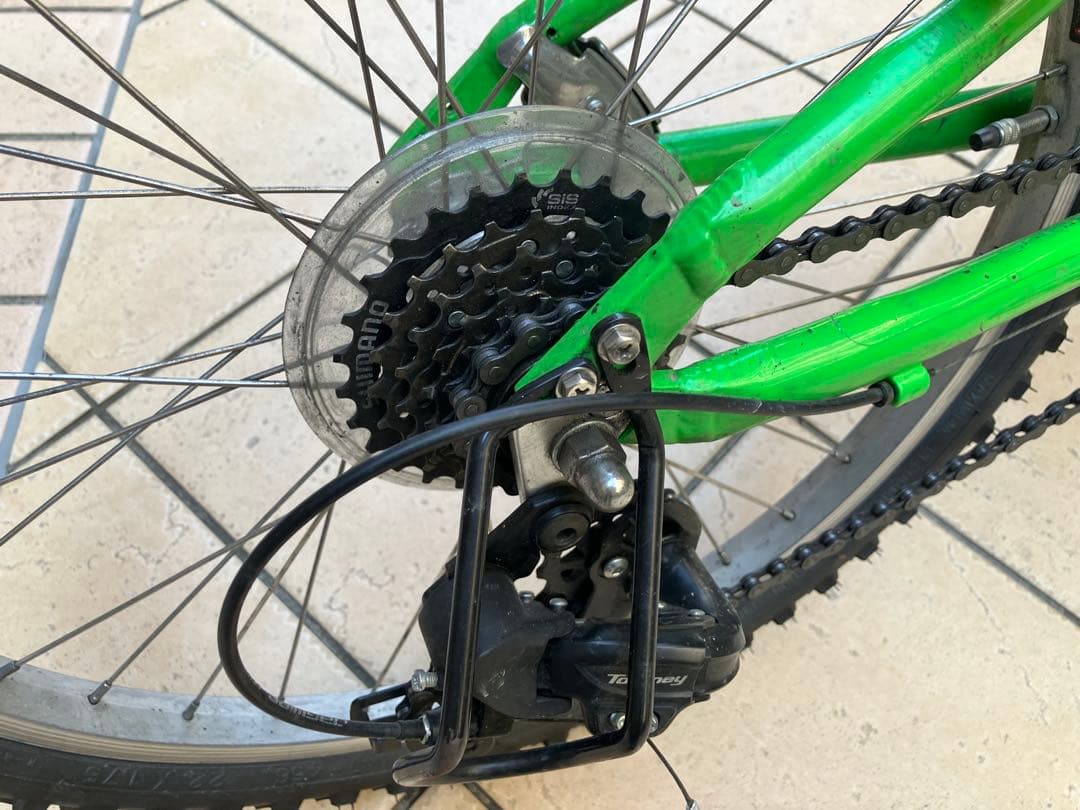 LOUIS GARNIER キッズバイク グリーン22インチ　受け渡し横浜市内