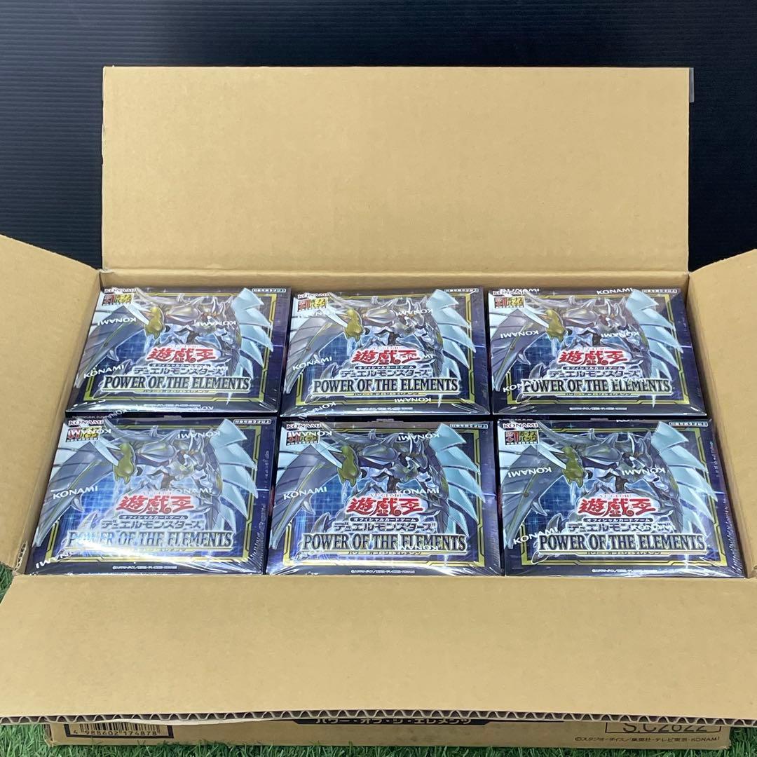④遊戯王　POWER OF THE ELEMENTS　未開封　1カートン