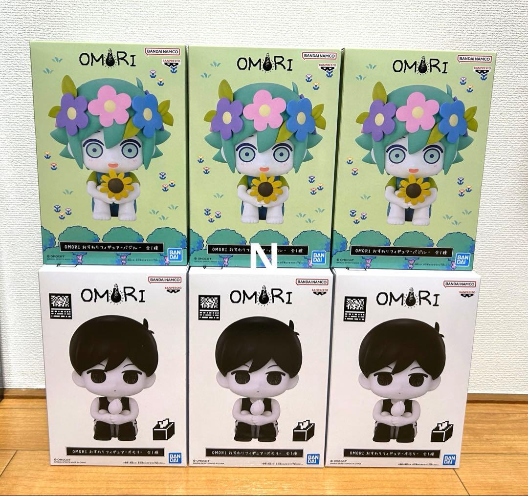 OMORI おすわりフィギュア オモリ バジル 計６個セット！