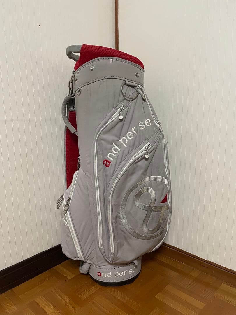 and per se グレー キャディバッグ