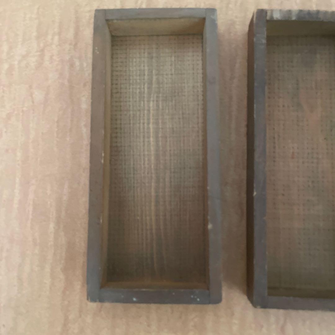 【珍しい小型】B50-3/活版印刷所で使われていた小箱（文選箱）40枚