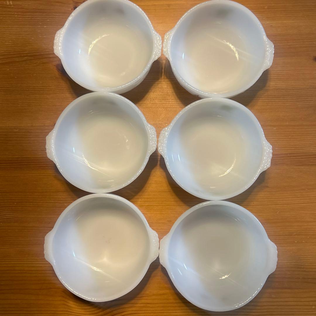 FireKing ファイヤーキング　シリアルボウル　6個セット　アンティーク