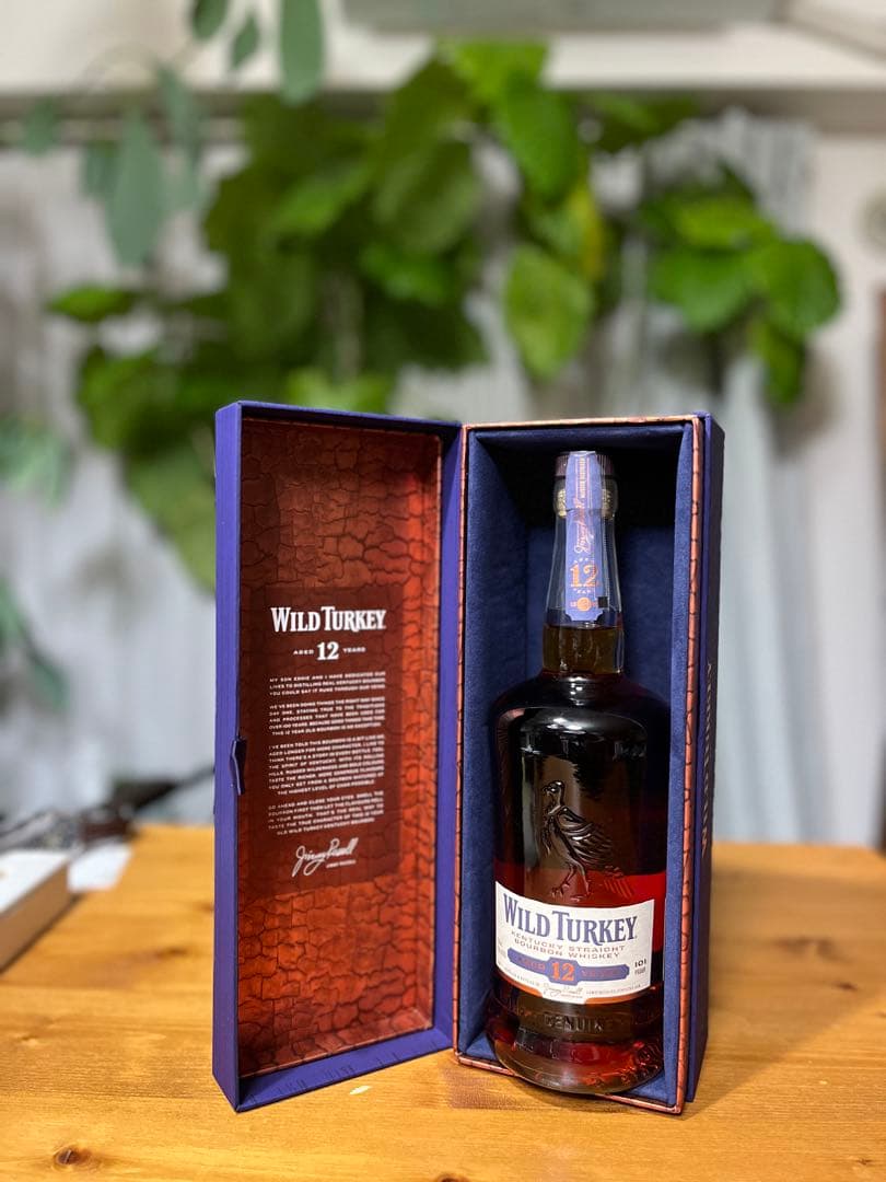 【終売品】ワイルドターキー 12年 1本700ml 箱、化粧箱付