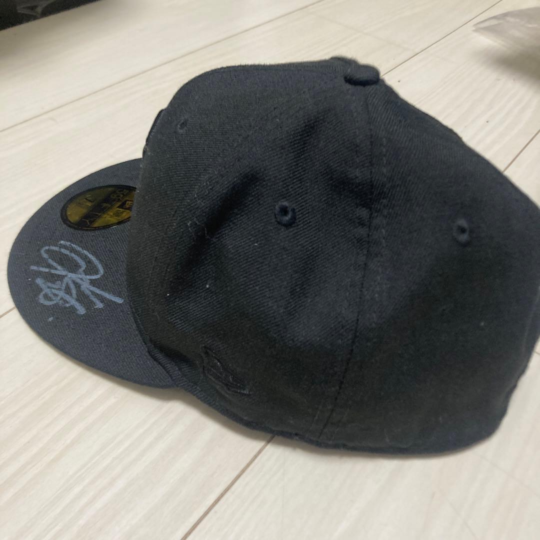 ⭐︎阪神タイガース　ニューエラ　キャップ　伊原投手　今朝丸投手　サイン