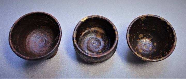九谷焼　澤田穂光作　酒器揃　ぐい吞み　３種３客セット