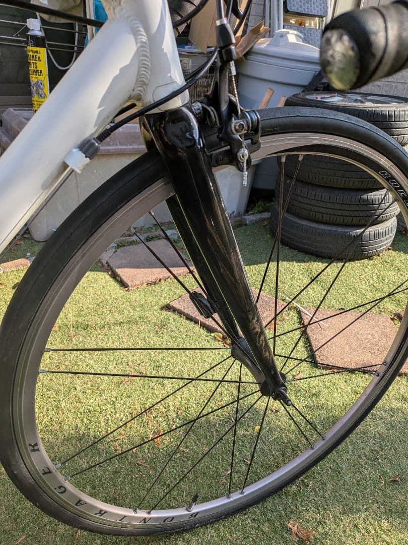 TNIアルミカーボンフォーク　tt515 ct525 165〜175cm中古品