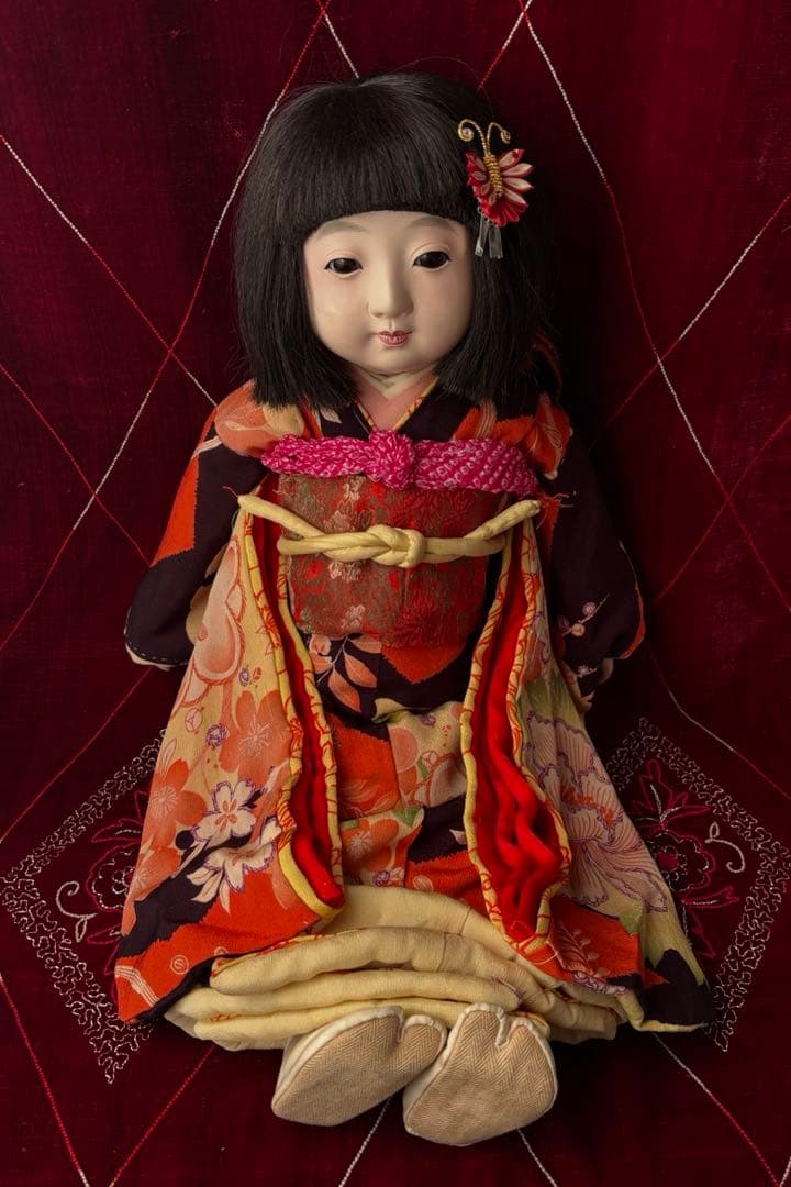 市松人形　東玉　大丸寿印　日本人形　和人形　ビスクドール