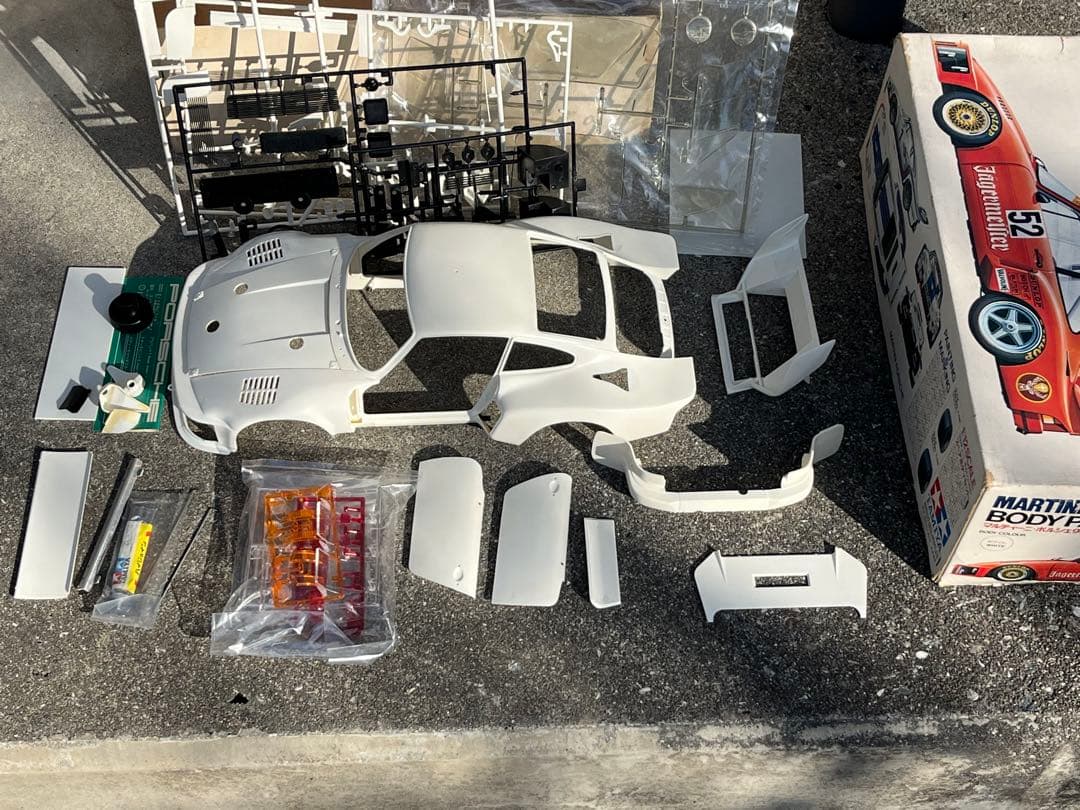 1/13迄値下げ!希少 タミヤ 1/12 ポルシェ935ボディ部品取り ジャンク