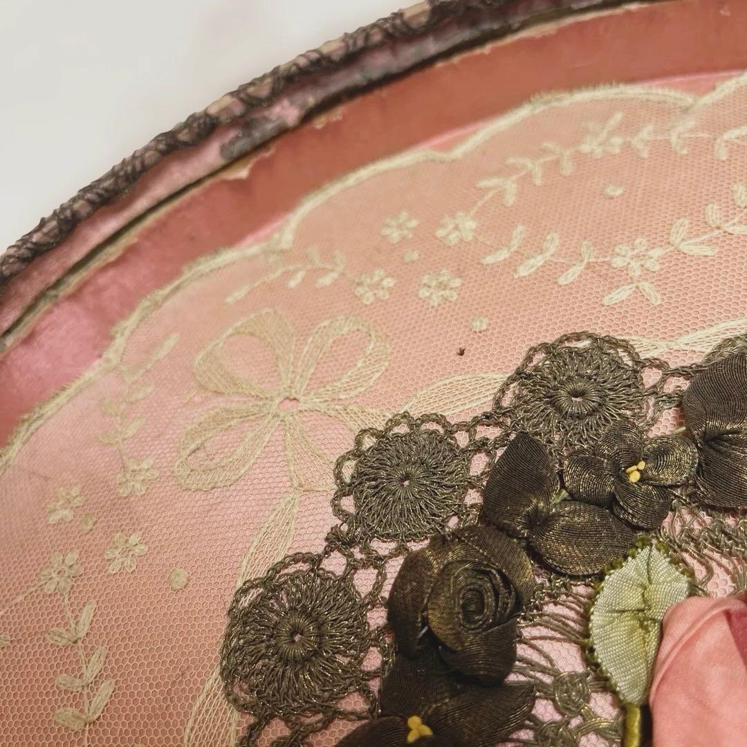 レアなフランスアンティーク♡ロココカルトナージュトレイ