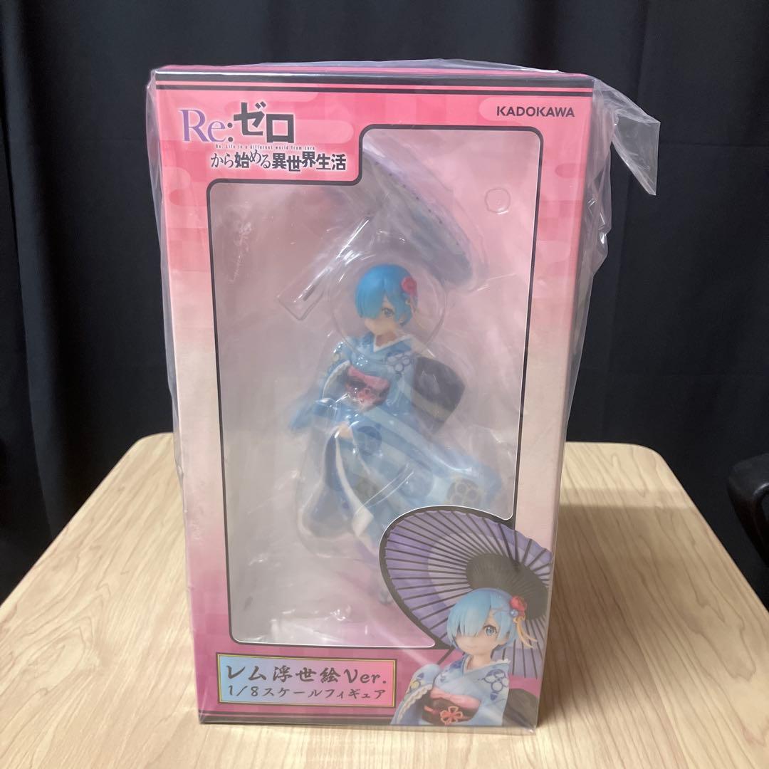 《新品未開封》リゼロ　レム　浮世絵桜ver.1/8スケールフィギュア