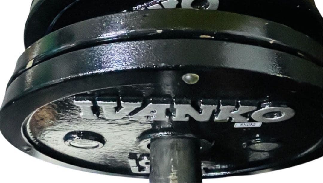 IVANKO 10KG パワーリフティングバーベルプレート2枚セット