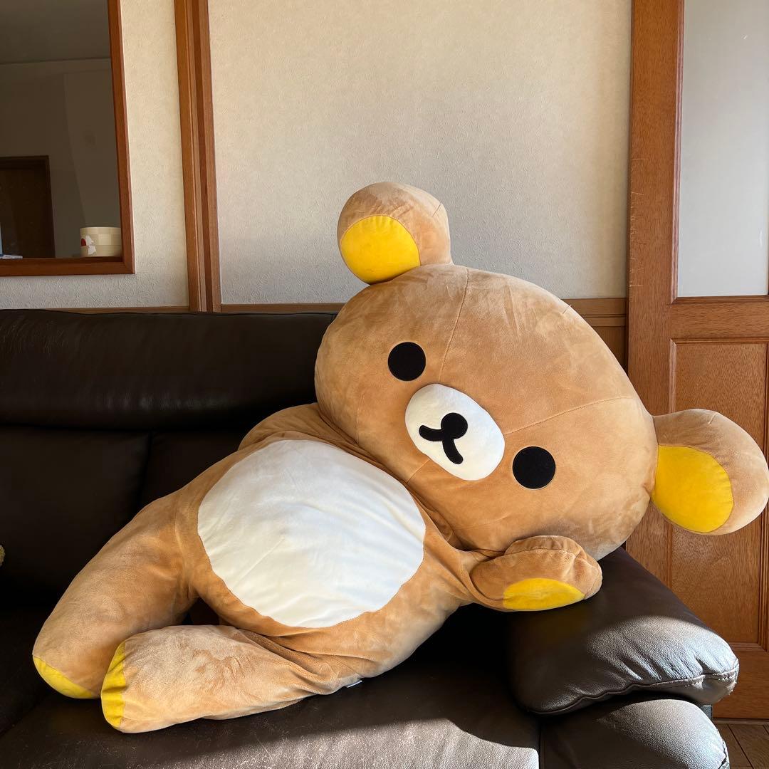 【値下げ中！】リラックマ　くったりぬいぐるみ特大　1m