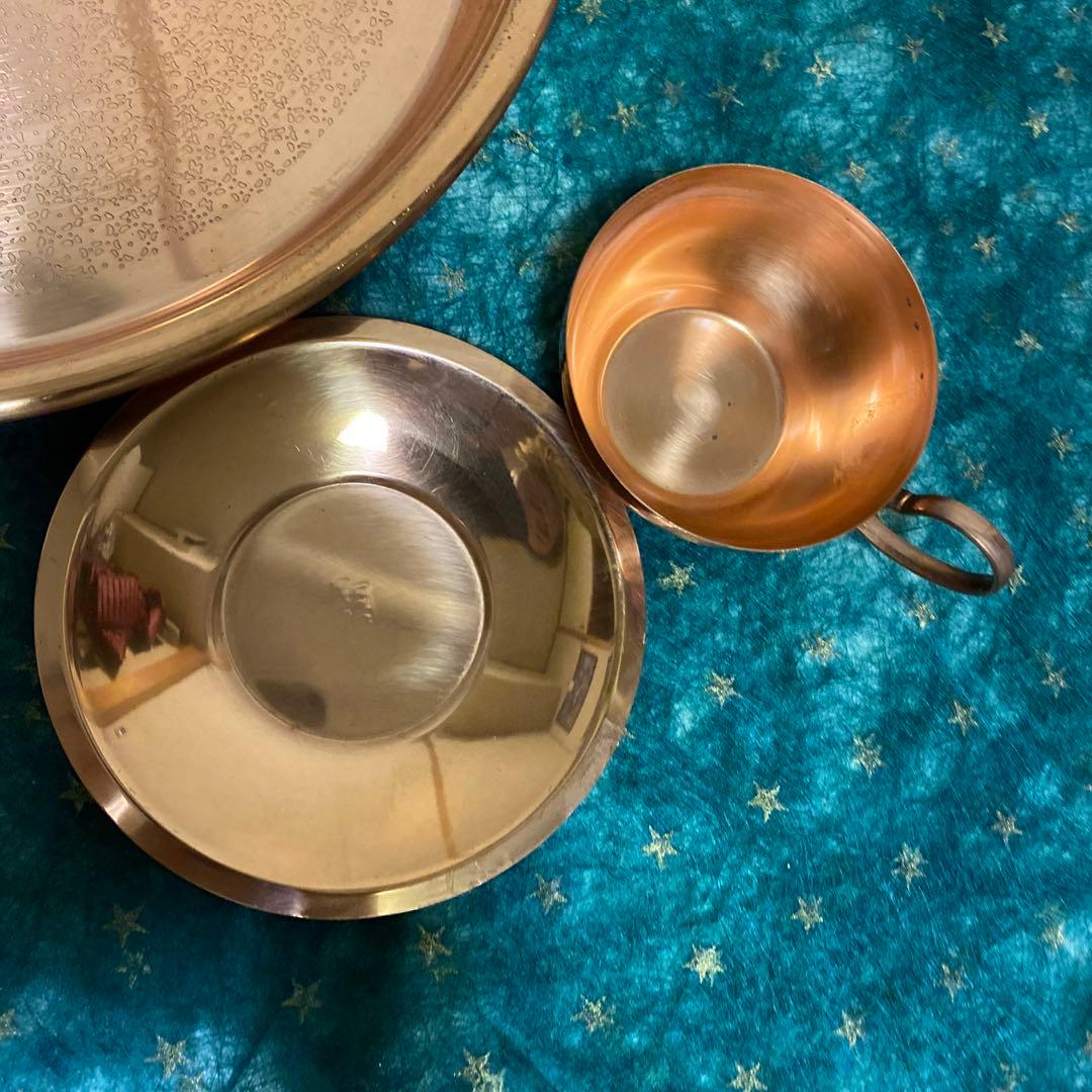 純銅日本製　お茶道具セット　常美堂珠光