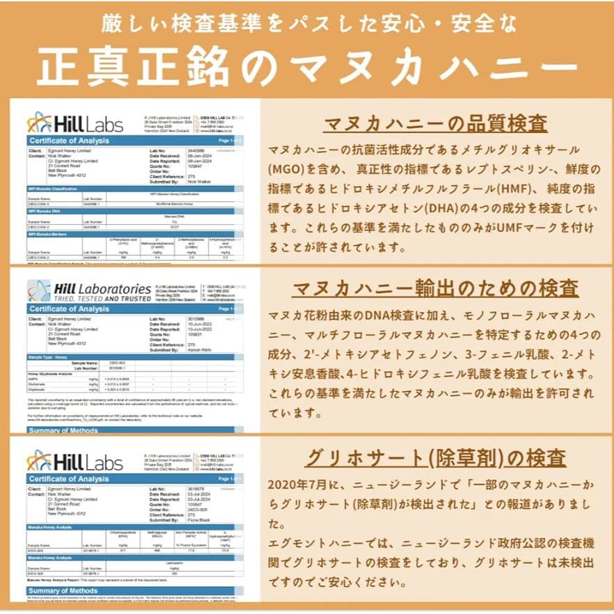 エグモント マヌカハニーUMF23+MGO1050+250g■eg-12-3