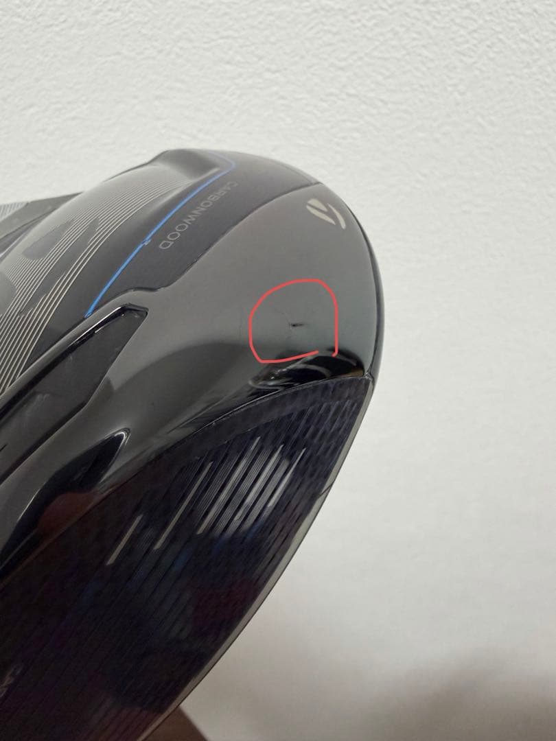 国内正規品テーラーメイド Qi10 9° 【クラック跡】ドライバーヘッド単品