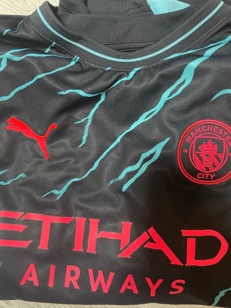 即日配送！！マンチェスターシティ ブラックアイパッチ　デ・ブライネ