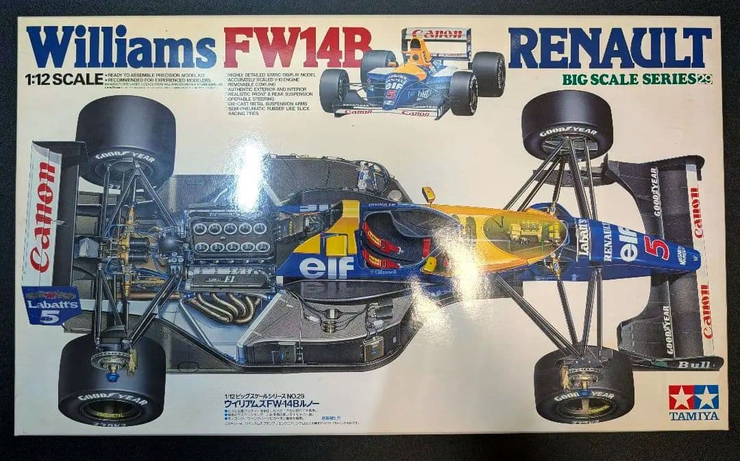 【オマケ多数】タミヤ 1/12 ウィリアムズ FW14B ルノー