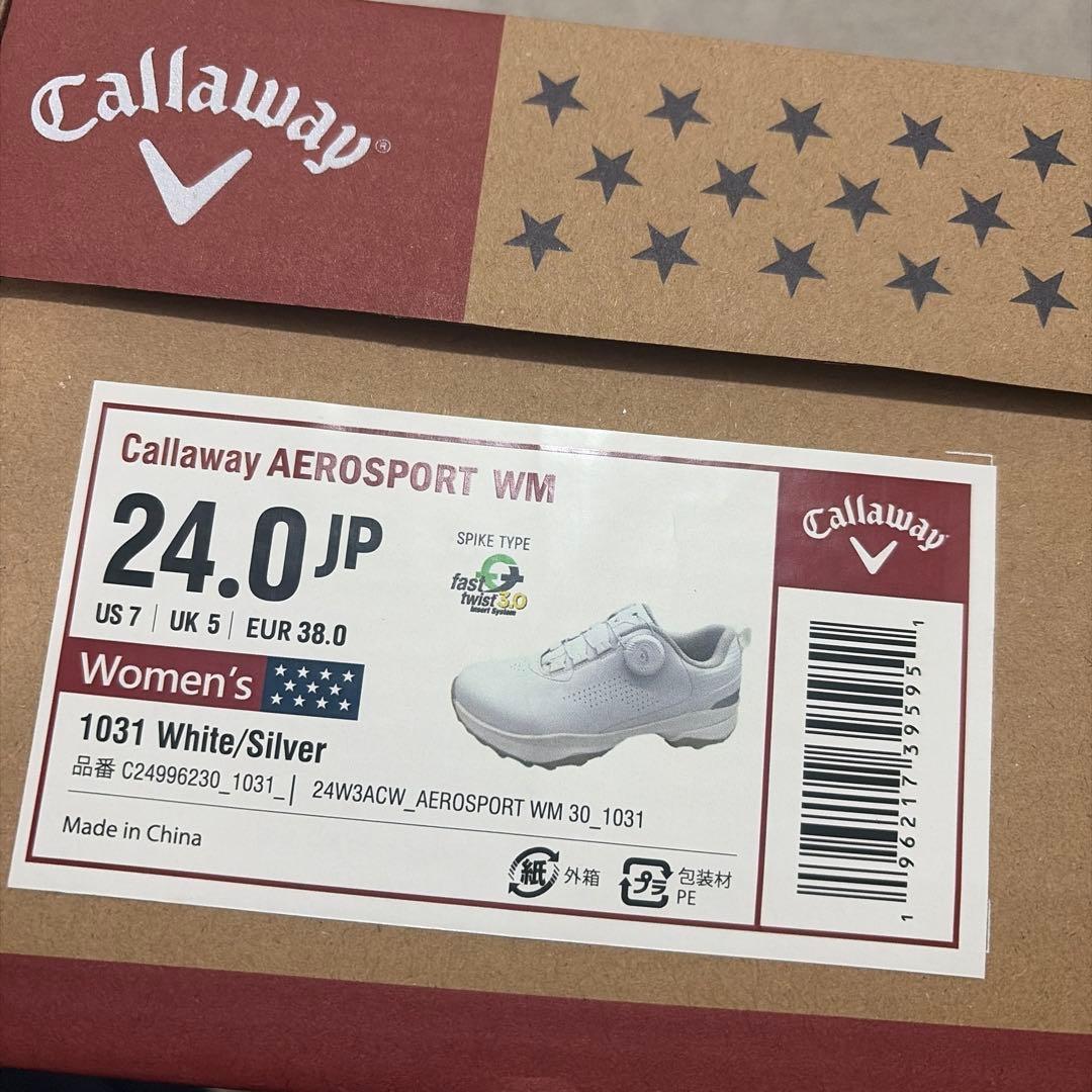 新品未使用タグ付き キャロウェイ　レディース　ゴルフシューズ