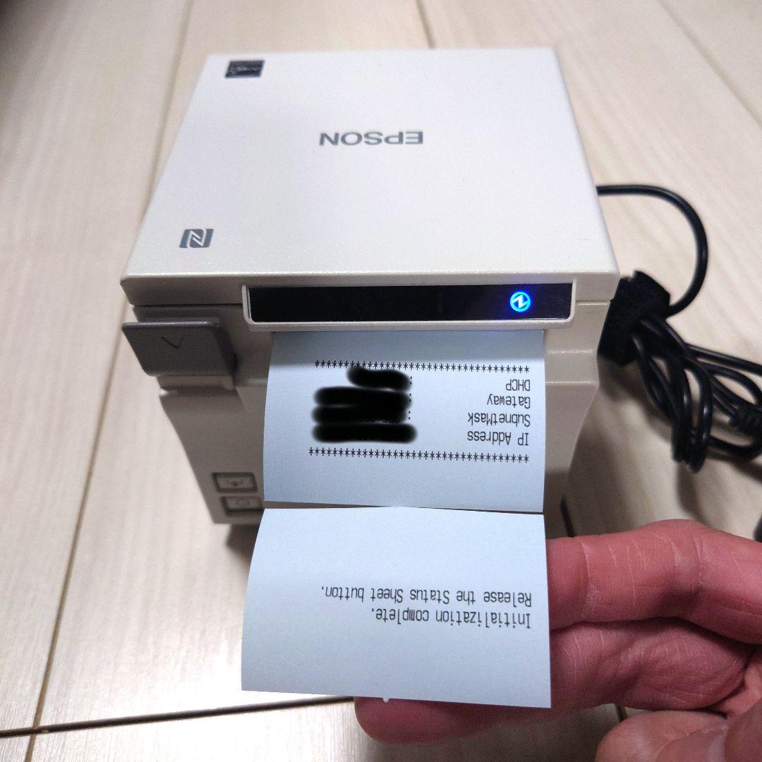 美品■エプソン EPSON TM-m10 サーマルプリンター 有線LAN対応