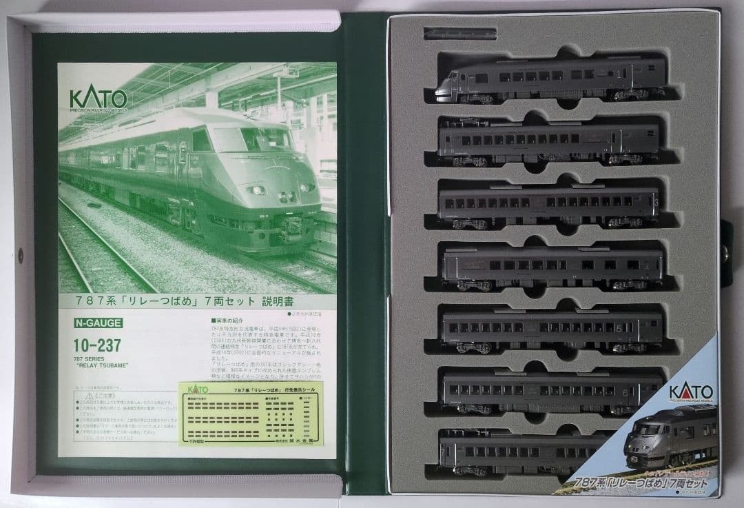 鉄道模型 787系 リレーつばめ 7両セット