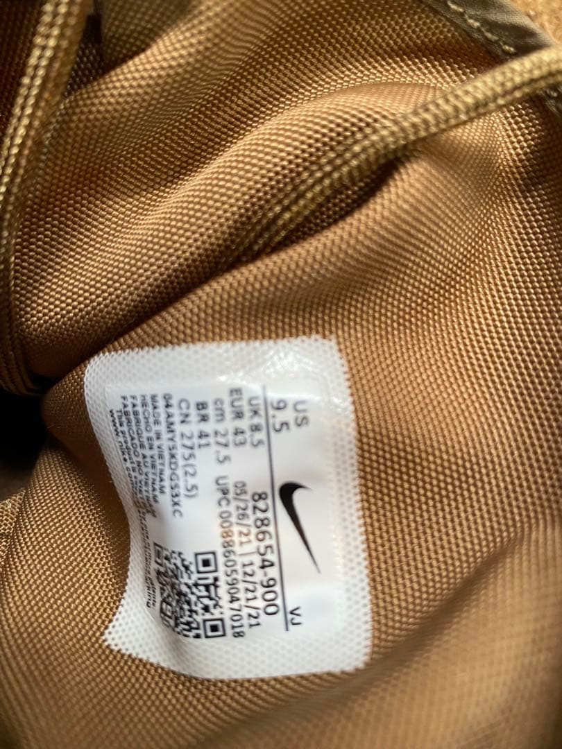 9.5新品未使用　NIKE SFB Jungle8 米軍ブーツ　レザー　コヨーテ