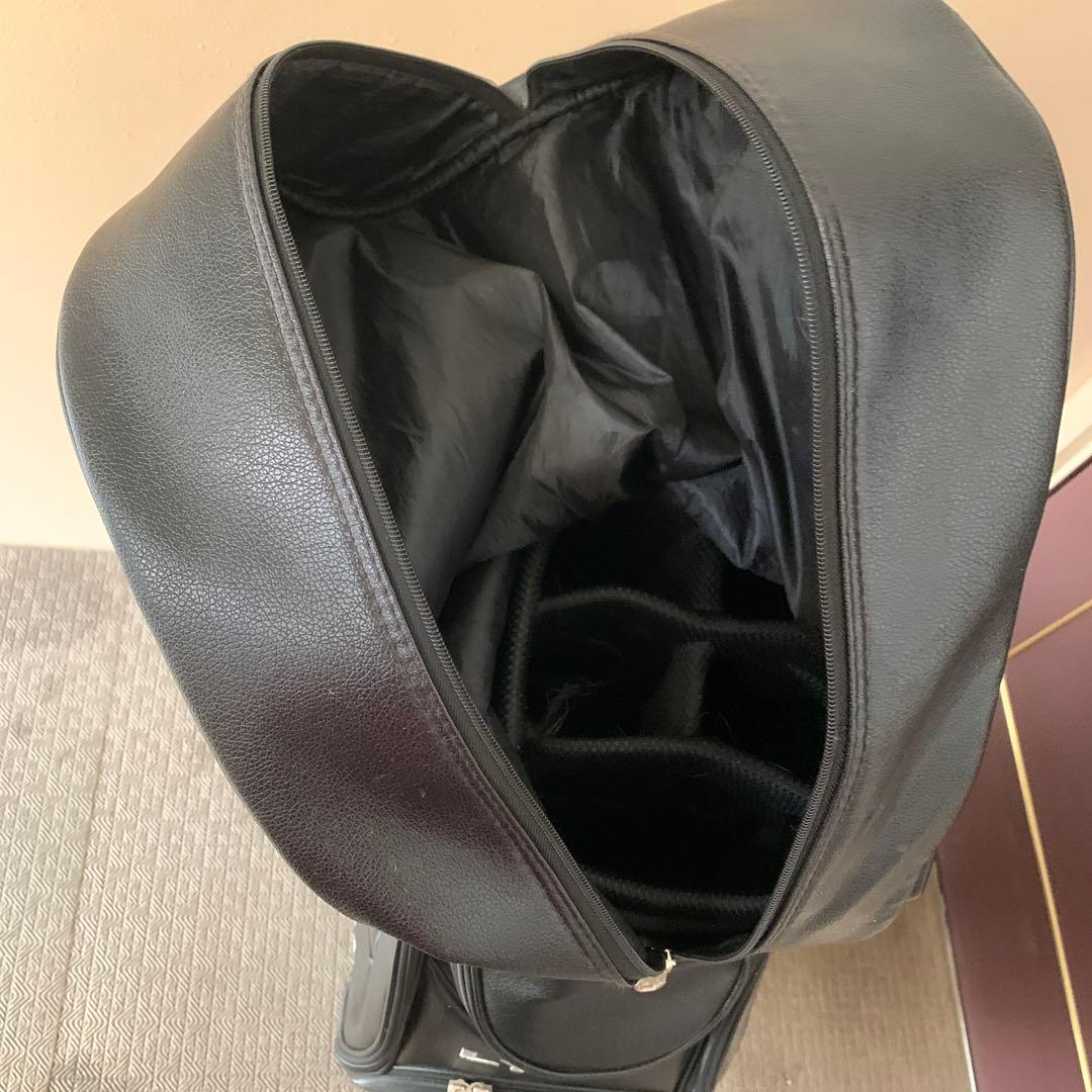 SILVER CAT & LYNX ブラックキャディバッグ