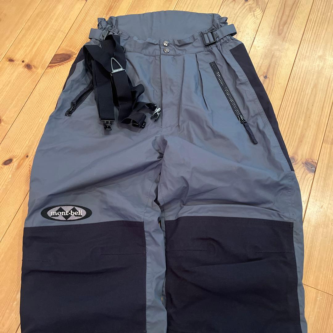 90's モンベル ゴアテックス スノーパンツS