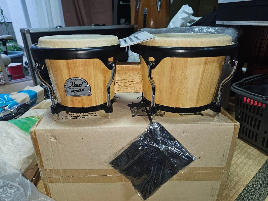 (中古)Pearl Primero ボンゴ ナチュラルウッド