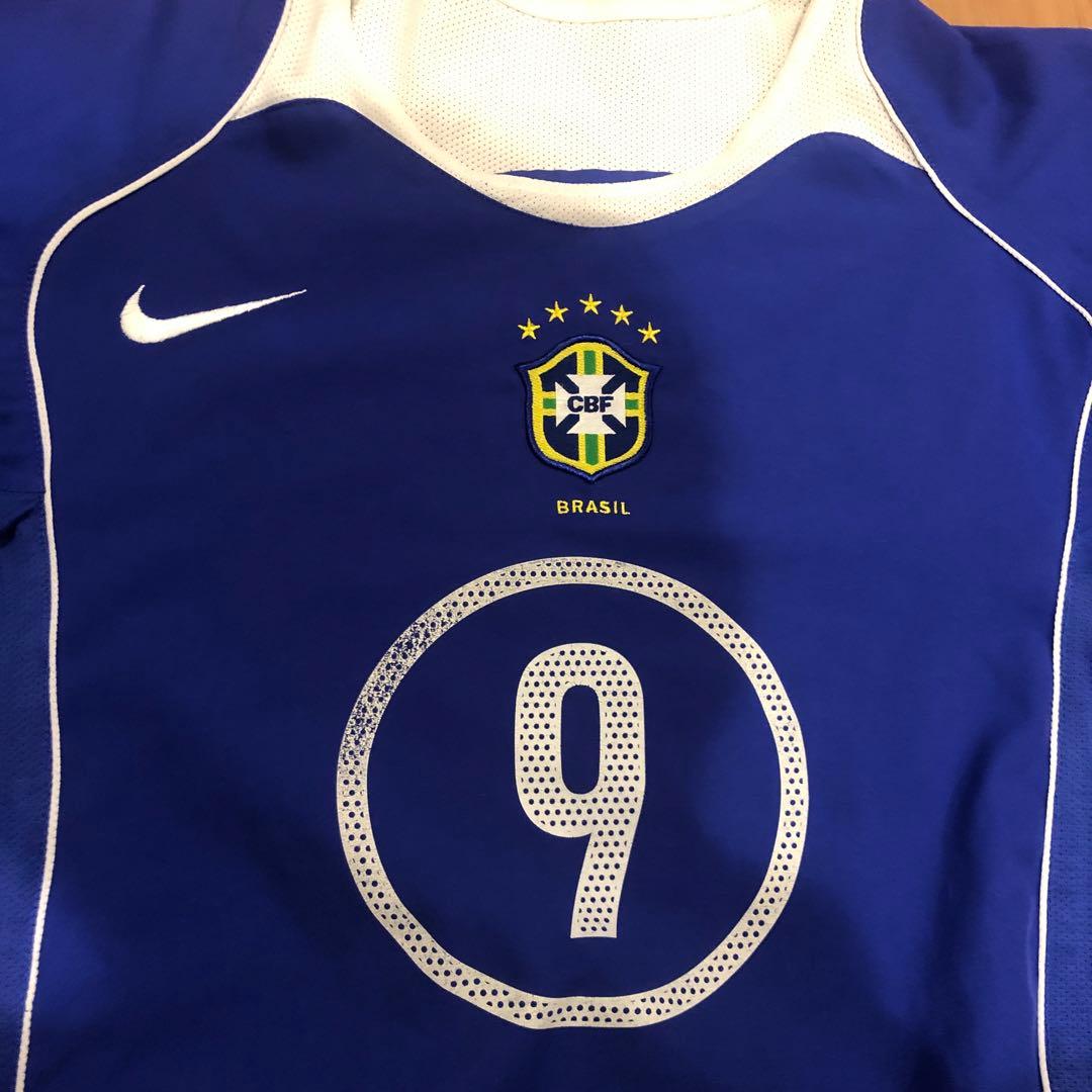 ナイキ 04/05 ブラジル代表 ロナウドユニフォーム アウェイ