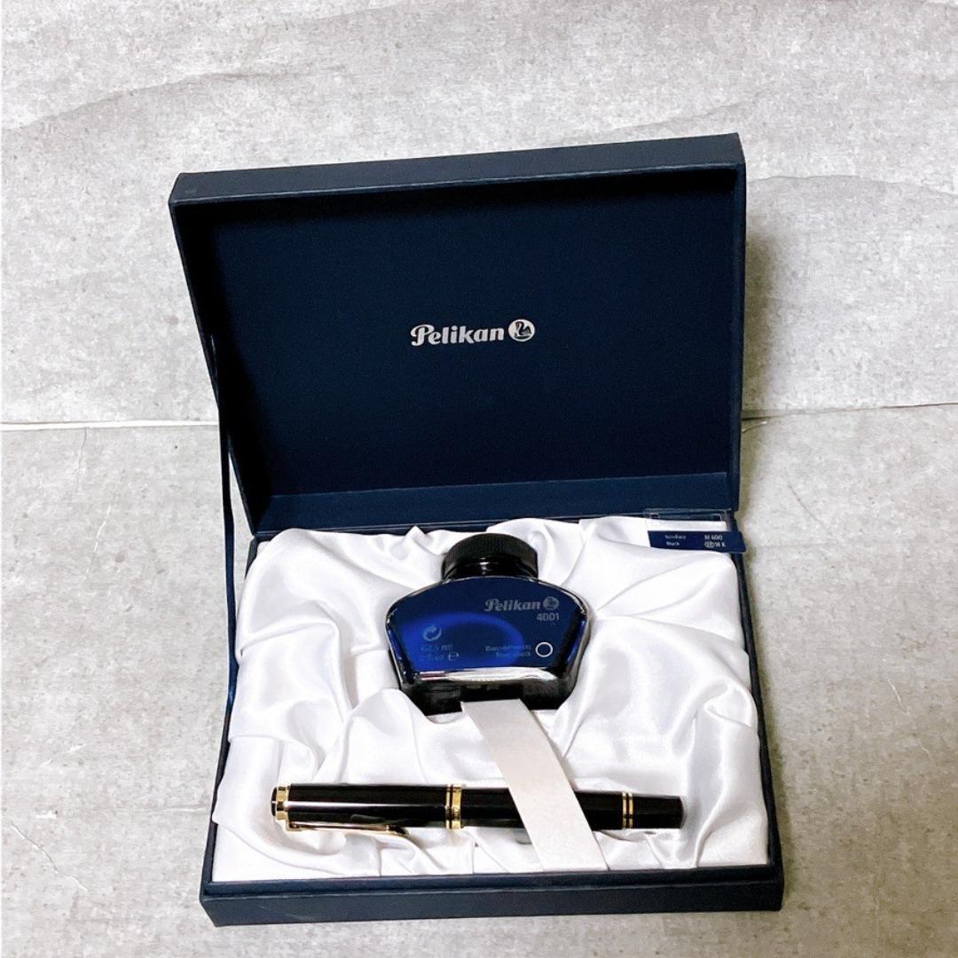 Pelikan スーべレーン M600 14K EF 万年筆 ブラック インク付