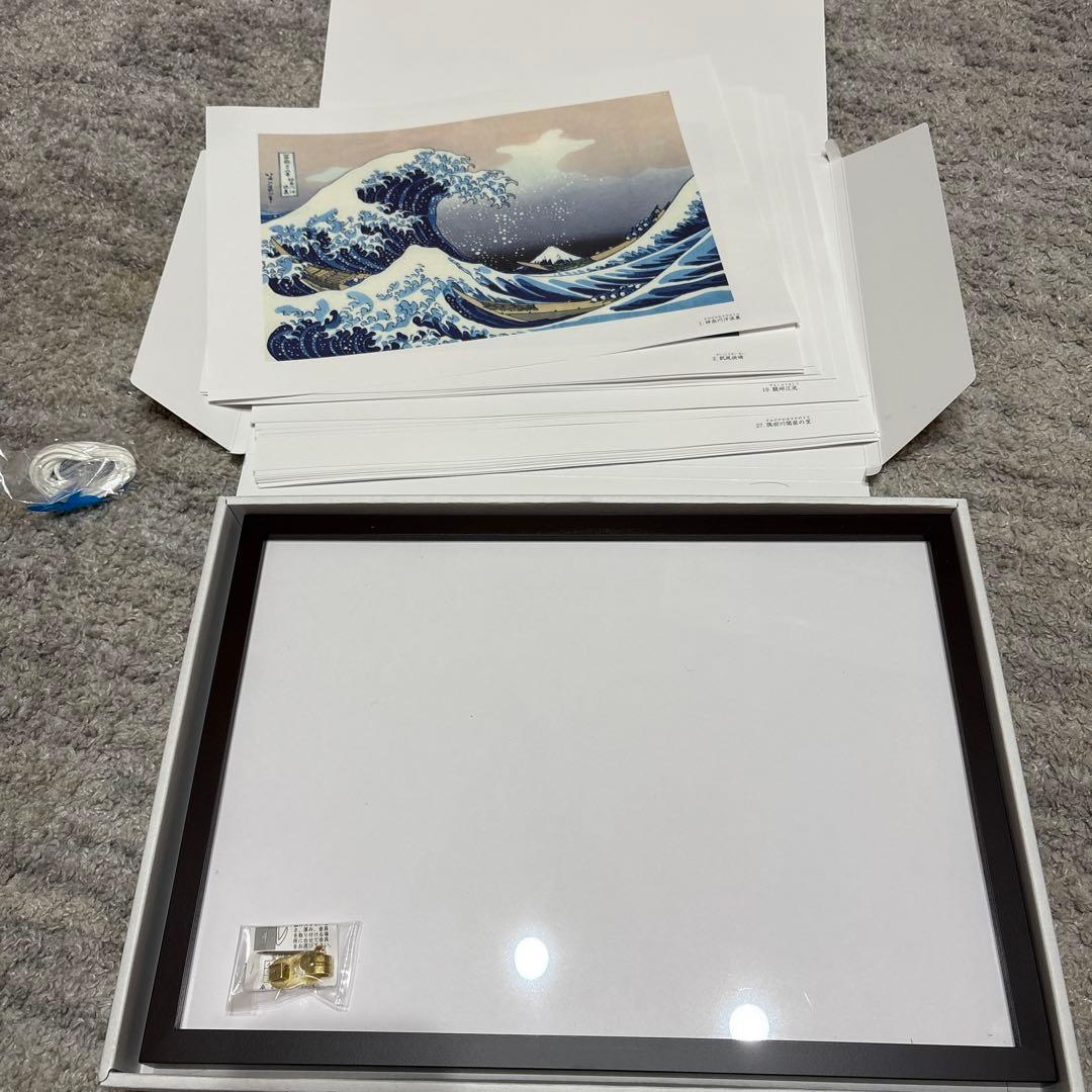 葛飾北斎 富嶽三十六景 浮世絵 46図セット 額付