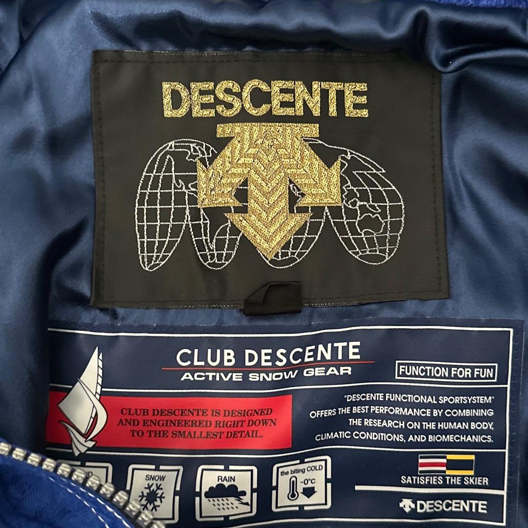 DESCENTE スキーウェア フード付き ポケット付き アクティブスノーギア