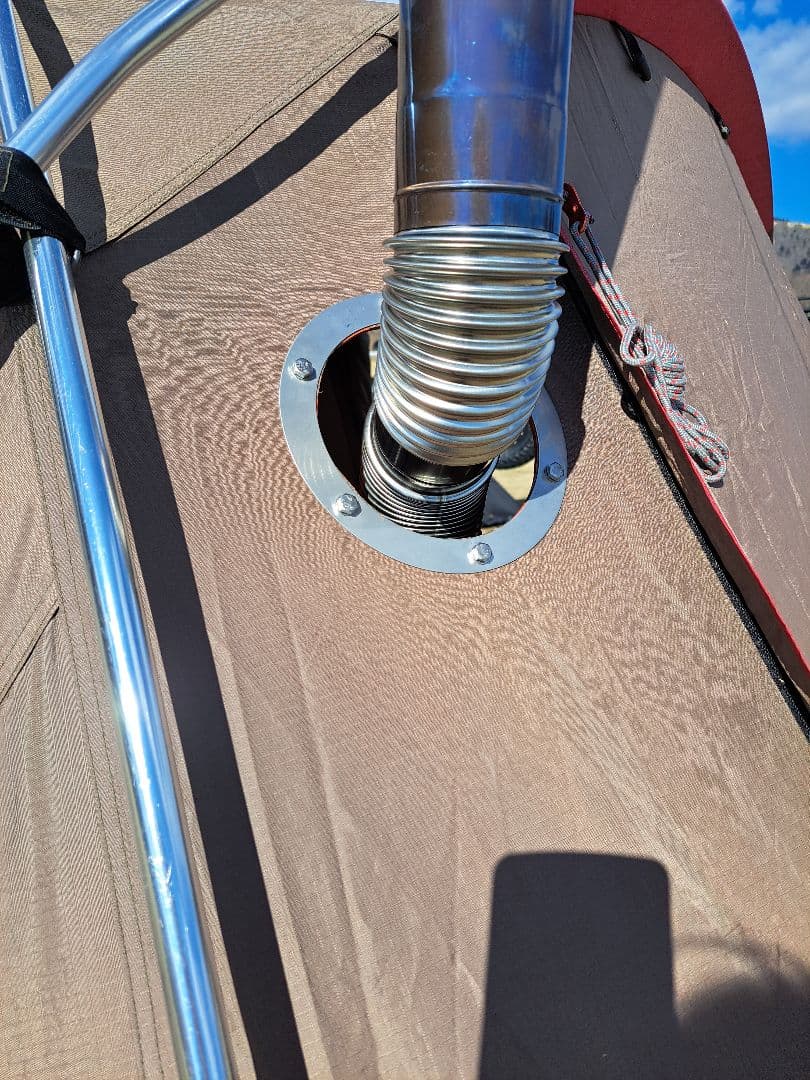 スノーピーク トルテュPro. 煙突ポート加工済みテント