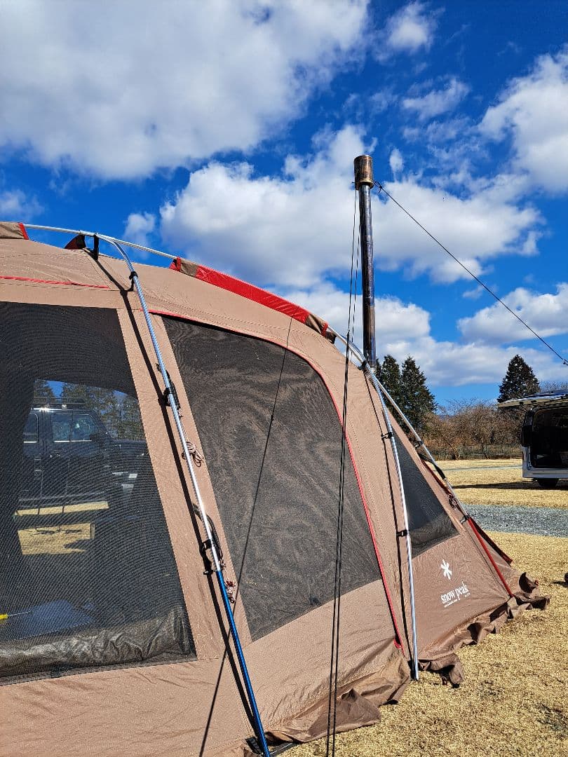 スノーピーク トルテュPro. 煙突ポート加工済みテント