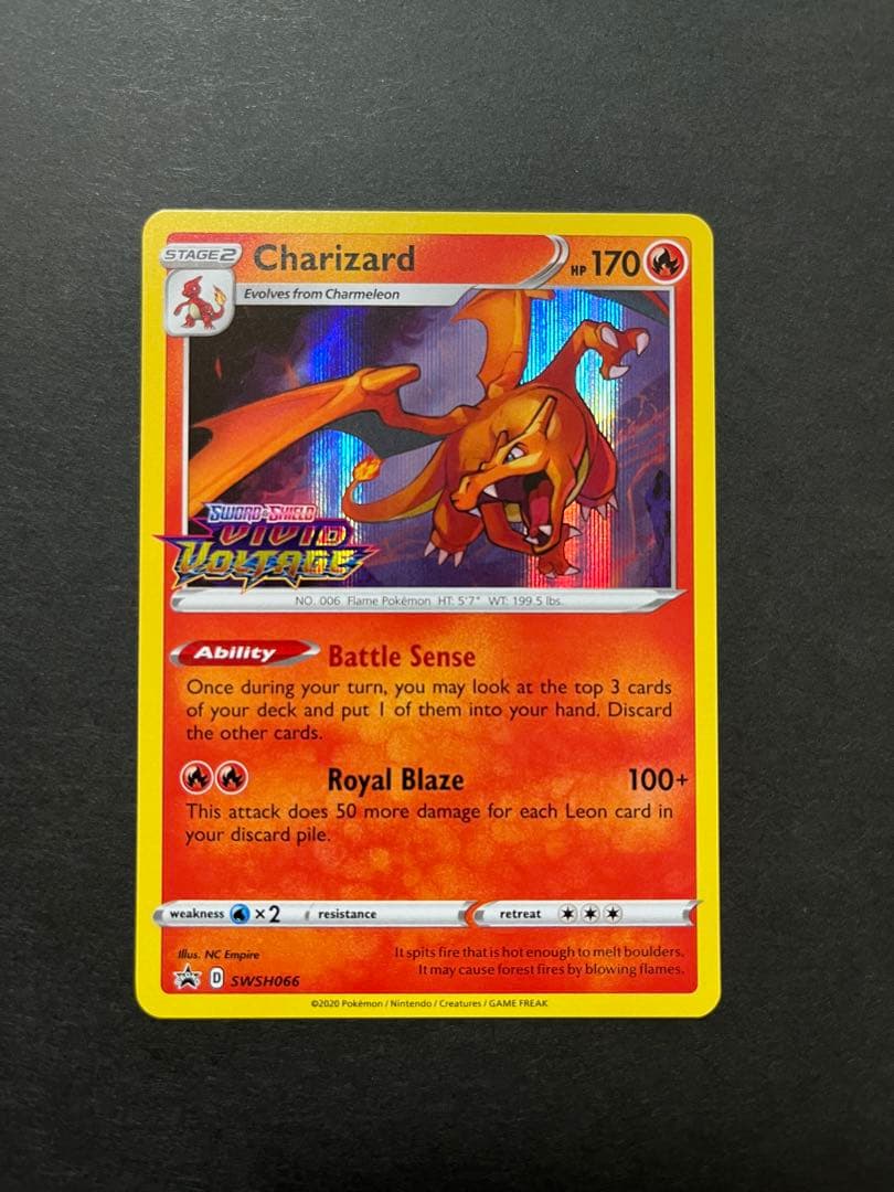 リザードン　海外プロモ　vivid voltage