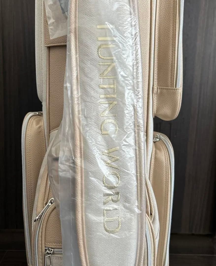 HUNTING WORLD ベージュ キャディバッグ