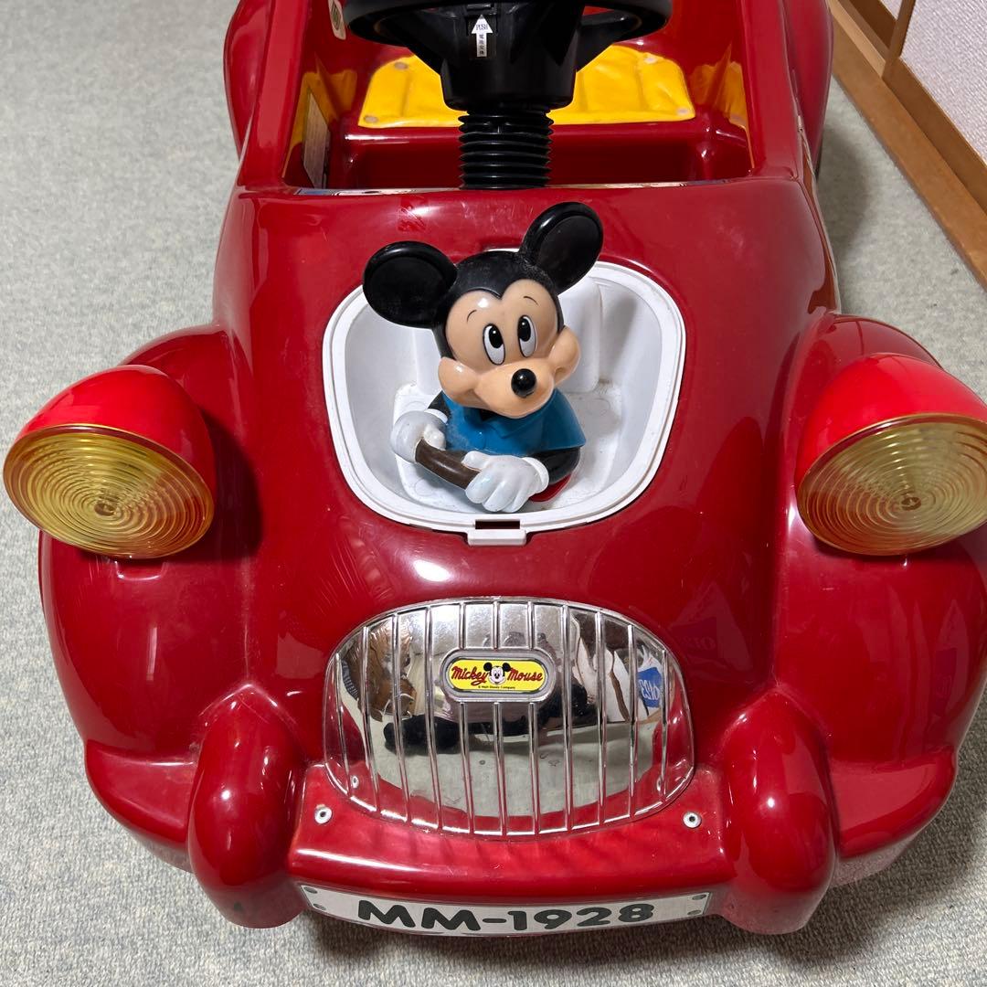 ミッキー　車　希少　レトロ　ヴィンテージ　プラスワン　ペダルカー