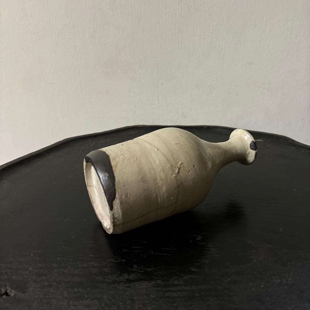 志野織部　徳利　美濃　古瀬戸　桃山　江戸　古美術　酒器　検:李朝　白洲正子