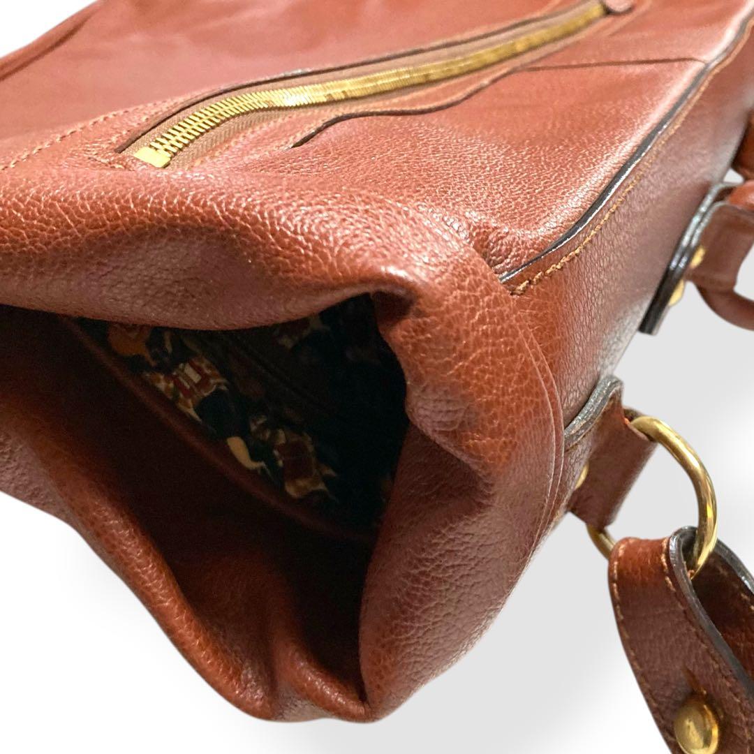 レア★サルヴァトーレ フェラガモ ガーメントバッグ ホース レザー ヴィンテージ