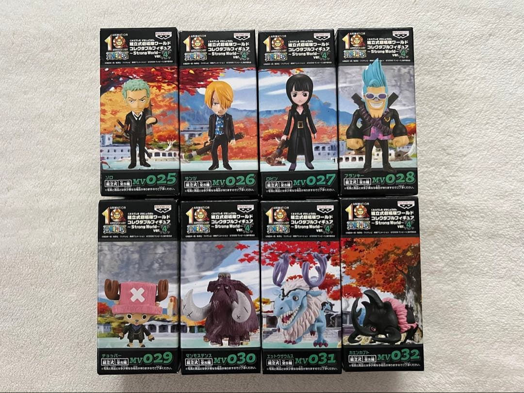 [未開封]ワンピース ワーコレ ストロングワールド ver.3 & 4 全16品